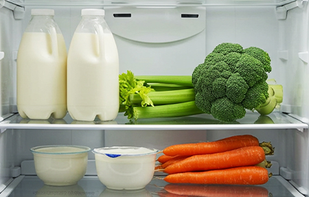 메인 냉장고 내부