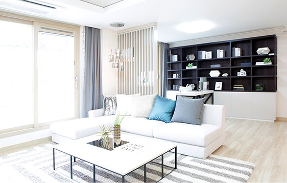 입주청소 거실 이미지